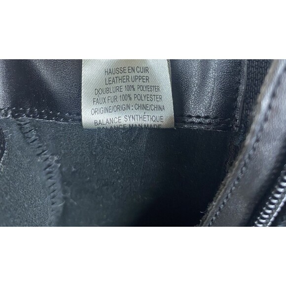 Blondo Liberata Wedge Boots Womens Size 10.5 M Black Leather Zipper Ankle Boots - Picture 10 of 10